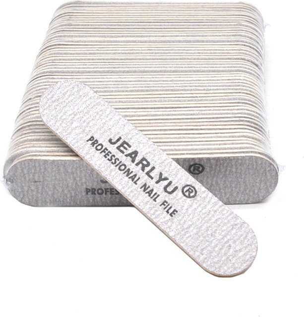 JEARLYU Mini Holz Nagel Feilen, 180/240 Körnung, Unisex - Bild 1