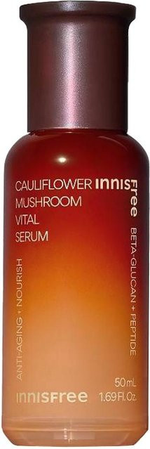 INNISFREE Blumenkohl-Pilz Vital Serum, 50 ml, Niacinamid, Hyaluronsäure - Bild 1
