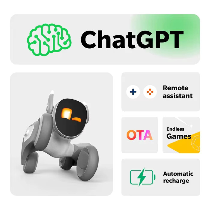 Loona Intelligenter Roboter-Hund mit Fernbedienung, automatischer Aufladung und ChatGPT - Bild 4