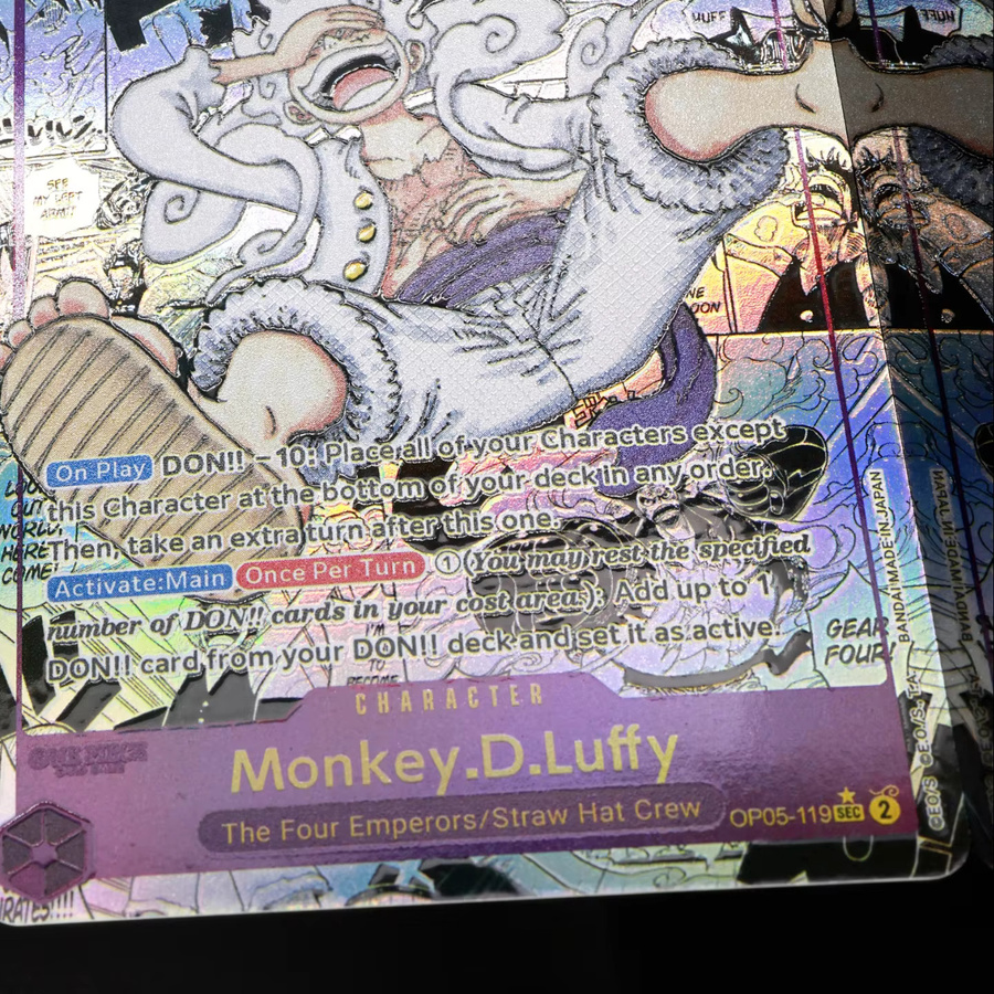 Bandai One Piece Luffy Manga OP05-119, Manga-Karte, Englisch - Bild 3
