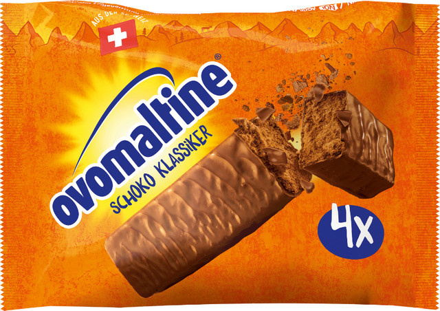 Ovomaltine Schoko Klassiker Schokoriegel 4 x 20 g - Bild 1