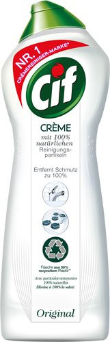 Cif Crème Original Scheuermittel mit Mikrokristallen, Weiß, 750ml - Bild 1