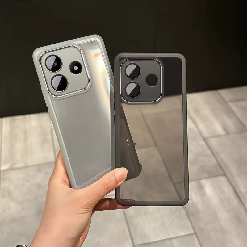 Stoßfeste Silikon Schutzhülle für OPPO A5 Pro 5G und 4G in Transparent - Bild 1