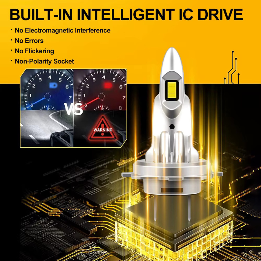 KINGSOFE LED-Scheinwerfer Mini-Lampen CSP Canbus 180W in Silber für Peugeot - Bild 5