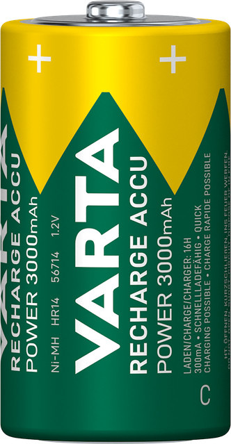 Varta Recharge Accu Power C Akku, 3000 mAh, 2 Stück - Bild 2