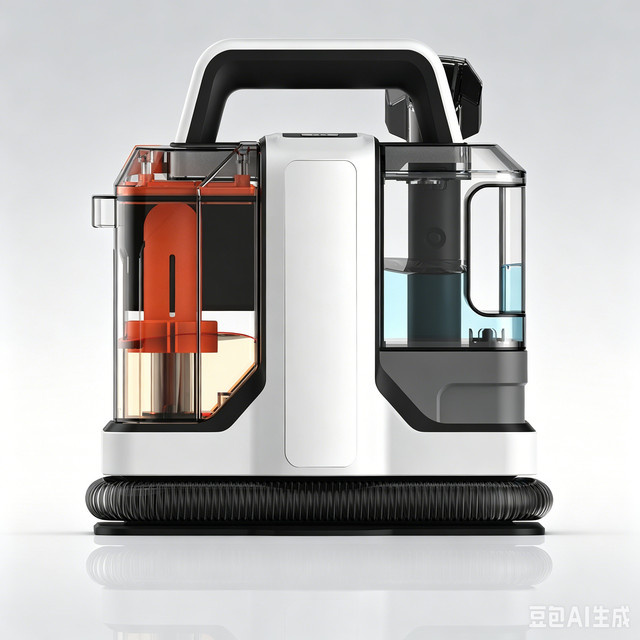 WUIETI Intelligente Teppichreinigungsmaschine mit automatischer Wasserzerstäubung in Weiß - Bild 1