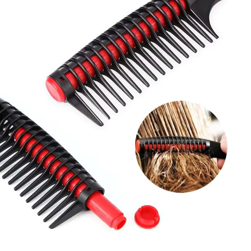 Rollkamm Haar Kamm mit großen Zähnen, Unisex, für normales Haar - Bild 3