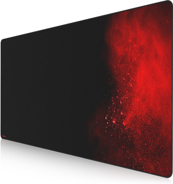 Titanwolf Gaming Mauspad XXXL Speed Mousepad Blood in Rot Schwarz B/T: 120 x 60 cm - Bild 1