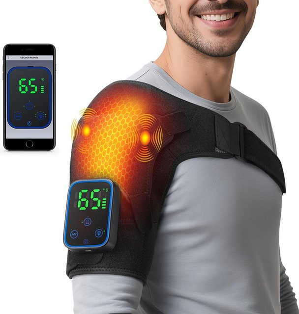 Abnehmbare kabellose elektrische Heizung Vibration Massagegerät Schulter Knie Massagegürtel BH - Bild 1