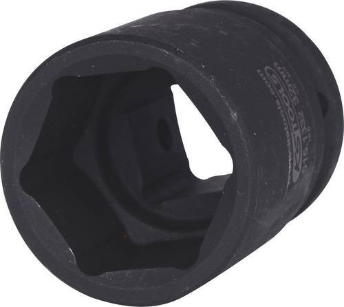 KS Tools 3/4 Zoll Sechskant-Kraft-Stecknuss kurz in Schwarz aus Chrom-Molybdän-Stahl mit 32mm - Bild 1