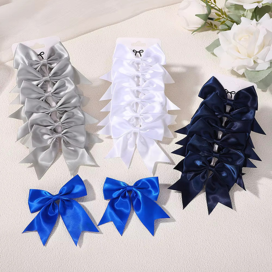 BABY BOWS Haar Clips, 6er-Set, Große Bögen, Kinder, Mädchen - Bild 3