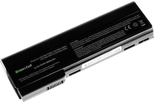 Green Cell Notebook-Akku QK643AA für HP, Li-Ion Pack, 10.8V, 6600 mAh, Schwarz - Bild 1