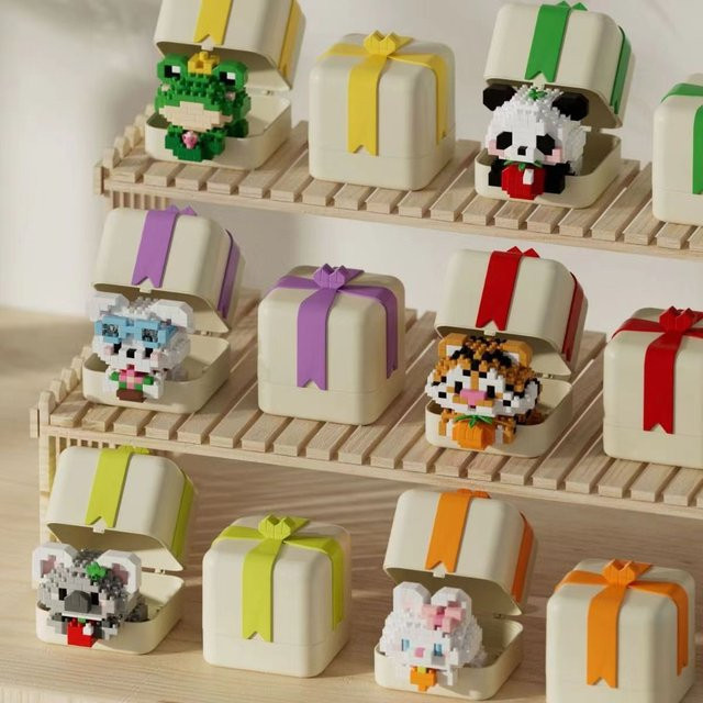 MINISO Kleine Partikel Bausteine, Tiere, Bunt / Mehrfarbig - Bild 1