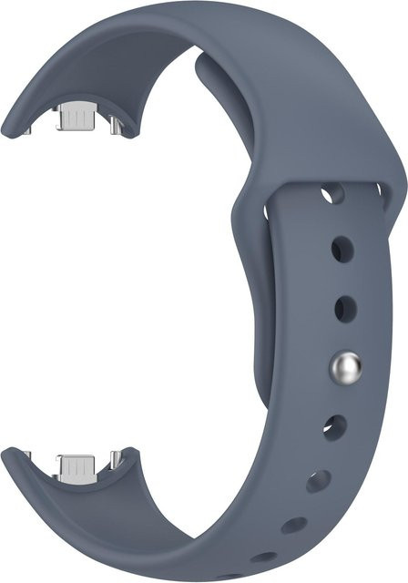 FancyWrist Uhrenarmband Silikon, Xiaomi Mi Band 10 9 8, grau, Unisex - Bild 1
