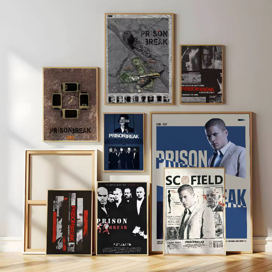 Prison Break Classic TV-Serie Wandbild als selbstklebender wasserfester Aufkleber für deine Raumdekoration - Bild 2