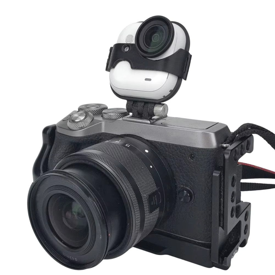 Insta360 Gehen Ultra Hot Shoe Mount Adapter Kalter Schuh Halterung in Schwarz - Bild 3