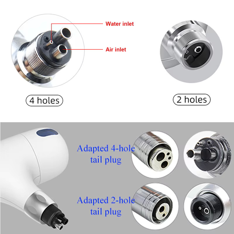 VV Dental Air Polierer Dental Spray Jet zur Zahnaufhellung und Mundhygiene in Weiß - Bild 2