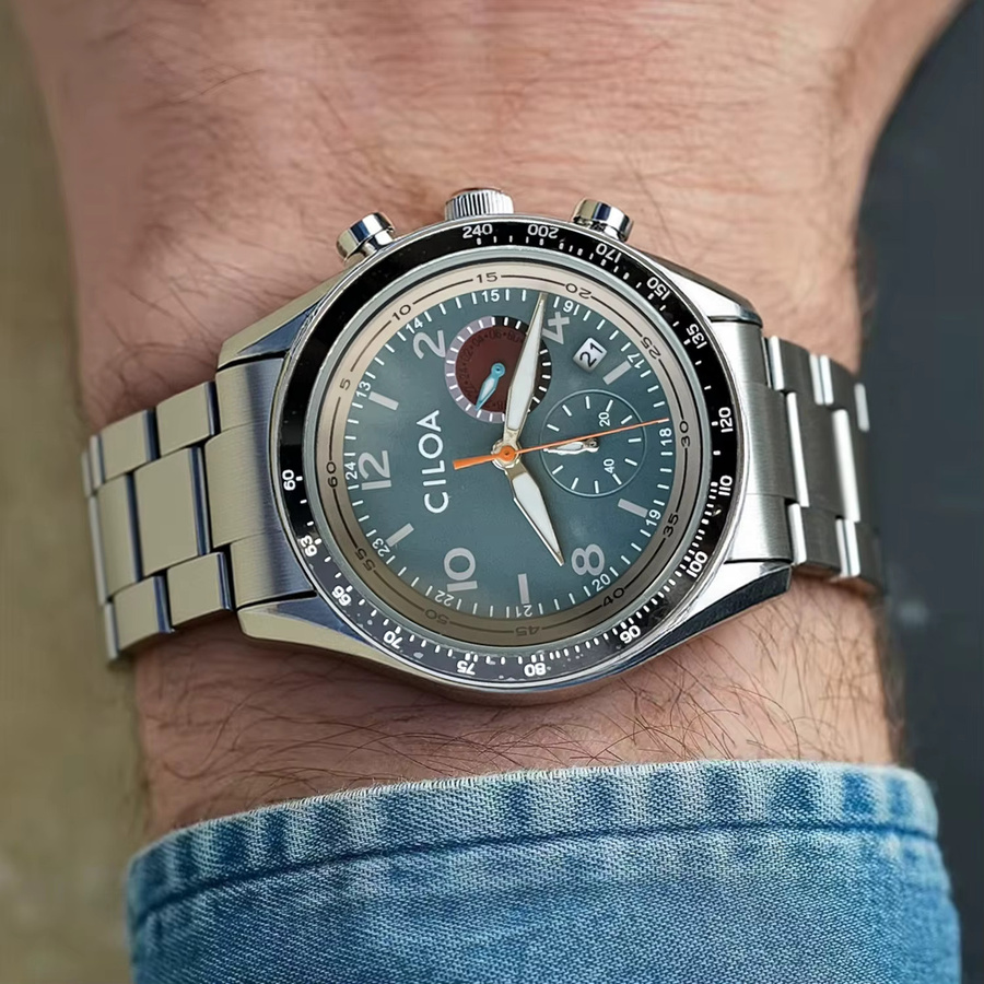CILOA Armbanduhr Edelstahl, Quarz, Herren - Bild 2