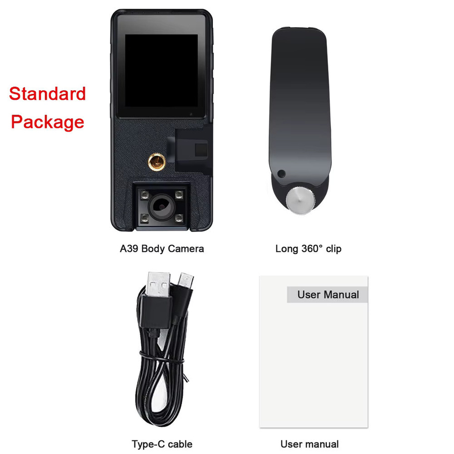 Vandlion A39 Mini-Kamera Full 1080P HD Camcorder mit 3000 mAh Akku in Schwarz - Bild 7