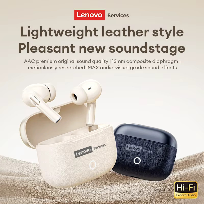 Lenovo LE221 TWS Bluetooth 6.0 Ohrhörer mit ENC-Geräuschunterdrückung und Mikrofon in Pink - Bild 2