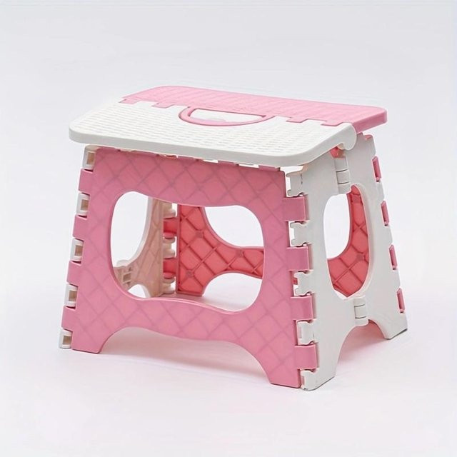 Binchi Outdoor Product Klapphocker Mini in Rosa, tragbarer kleiner Hocker für Kinder und Haushalt - Bild 1