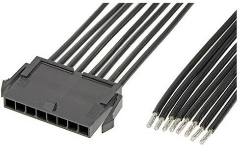 Molex 214753-2082 Stecker in Schwarz mit Goldkontakten - Bild 1
