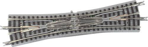 Rokuhan Gleis Doppelkreuzungsweiche mit Bettung, 1:160 (Spur N) - Bild 1