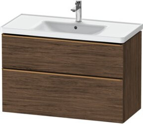 Duravit Waschtischunterschrank D-Neo in Braun, Wandhängend, B/T/H: 98,4 x 45,2 x 62,5 cm - Bild 1