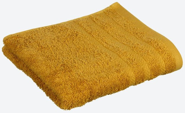 NKD Frottee-Handtuch Classic in Gelb aus 100% Baumwolle, B/H: 50 x 100 cm - Bild 1