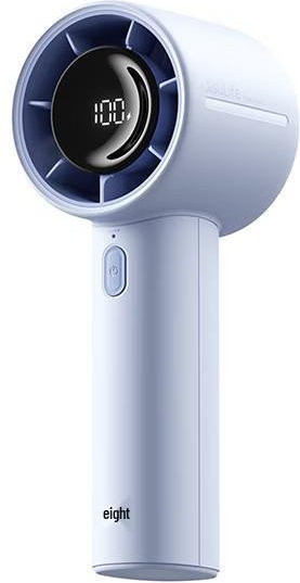 Jisu Life 10S Tragbarer USB-wiederaufladbarer Handventilator mit Timer in Weiß - Bild 1