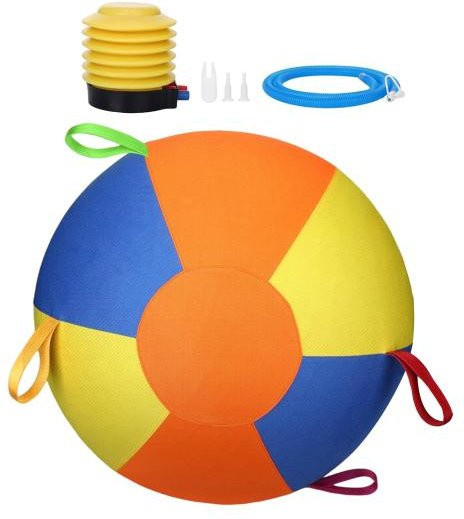 Kiva Hüteball, aufblasbarer Trainingsball mit Griff, 25cm - Bild 1