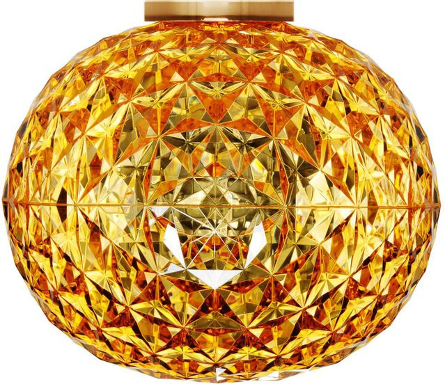 Kartell Planet Deckenleuchte aus Glas in Transparent und Gold/Messing - Bild 1