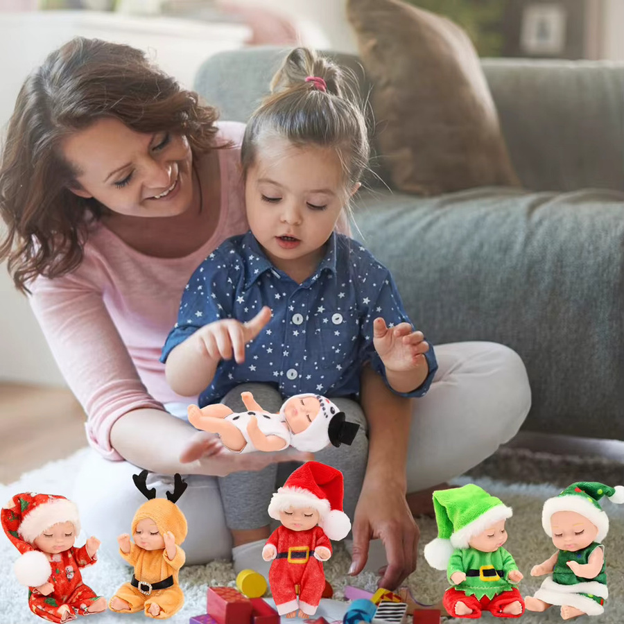 FECDITIVE Prinzessin Reborn Puppe, 12-teiliges Set, mit Kleidung Zubehör - Bild 5