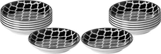 Ritzenhoff & Breker Dipschalen Takeo Swing Schwarz 12er Set Durchmesser: 10 cm - Bild 1