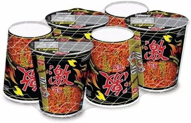 Nissin Premium Cup Noodle Instant-Nudeln koreanisches Hot-Chili-Hähnchengeschmack 6 x 71 g - Bild 1
