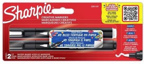 Sharpie Textmarker Set in Schwarz und Weiß - Bild 1