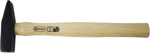 Connex Schlosserhammer in Schwarz mit Holzgriff und Stahlkopf, 0,5 kg - Bild 1
