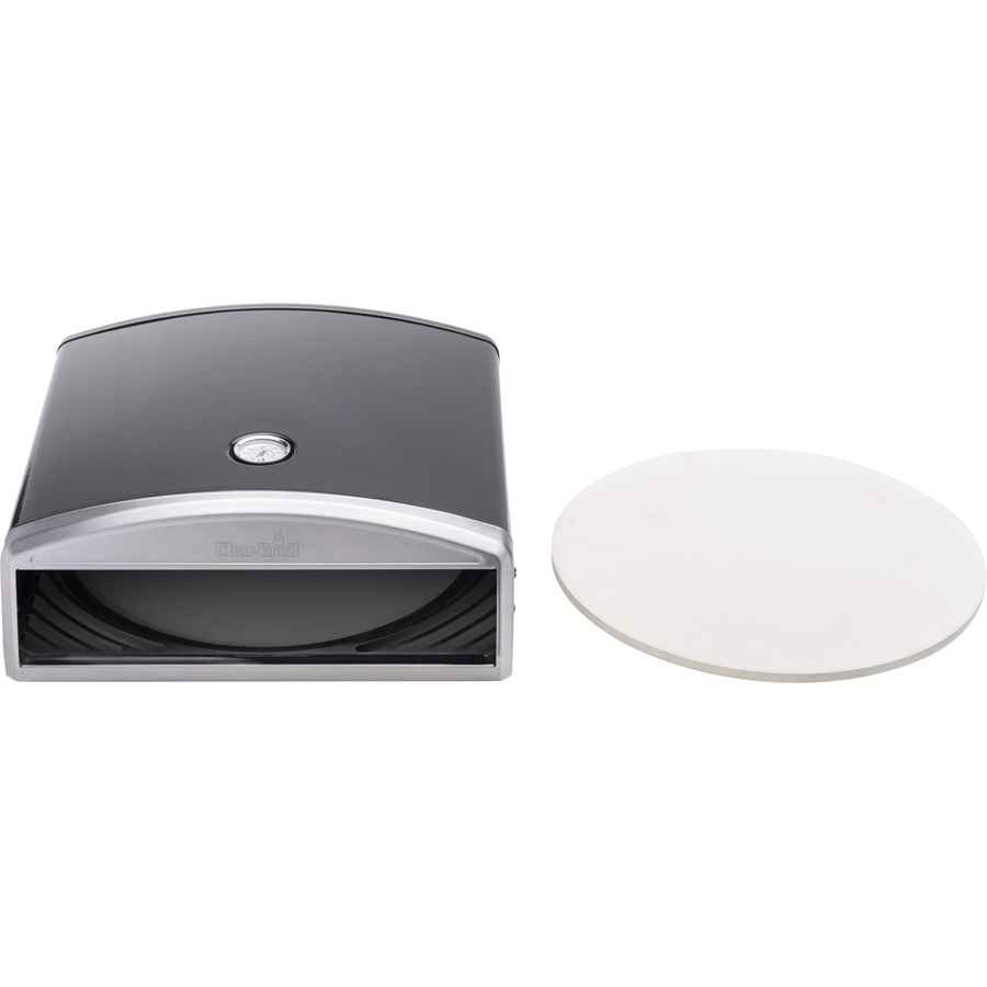 Char-Broil Pizzaofen Aufsatz für Gasgrills mit Pizzastein in Schwarz, B/T/H: 42,2 x 41,0 x 14,5 cm - Bild 2