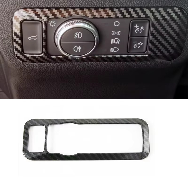 Cutylin Carbonfaser Mittelkonsole Schaltkasten-Abdeckung für Ford Kuga Escape 2020-2022 in Schwarz - Bild 4