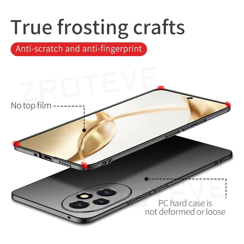 ZROTEVE Ultradünne Handyhülle aus hartem PC in Matt-Optik für Honor 200 Pro, Honor 200, Honor 400 Pro und Honor 400, stoßfest - Bild 6
