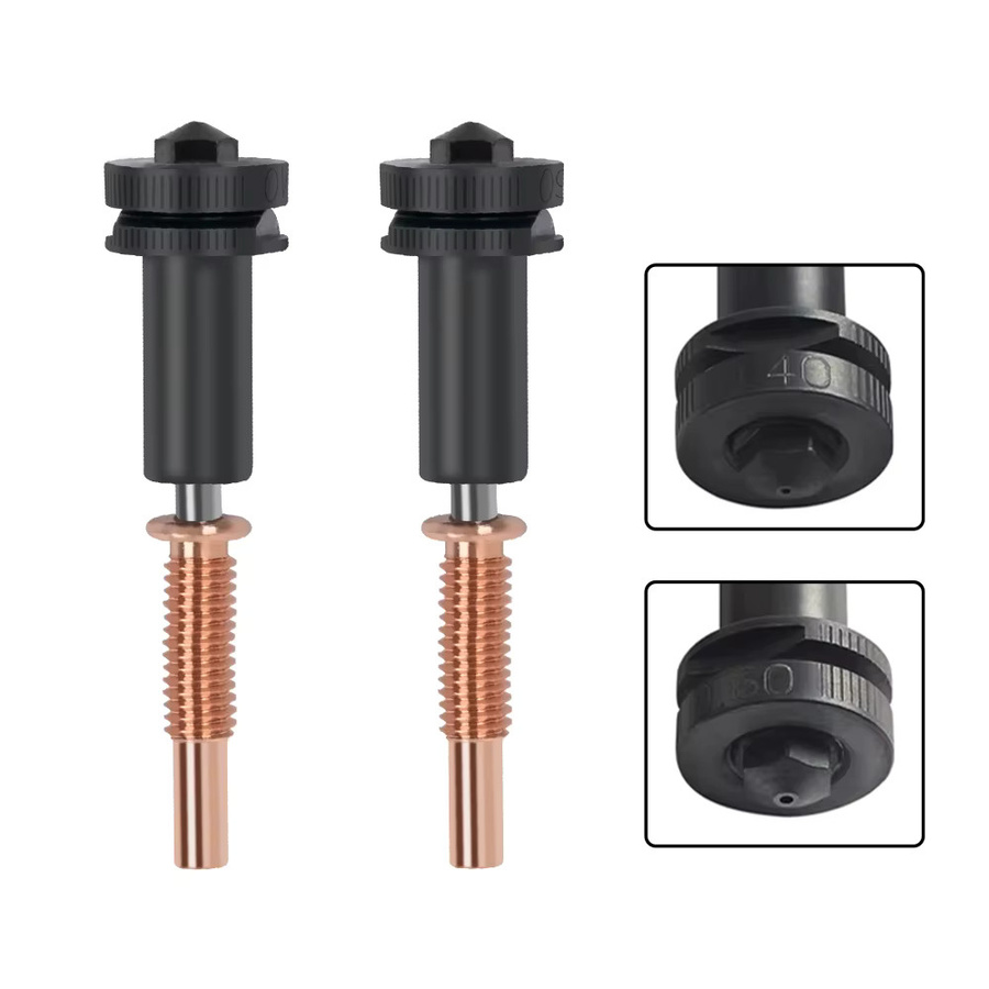 TWO TREES Düsenset für REVO Hotend High Flow aus gehärtetem Stahl, Kupfer und Titan, 0,4 mm und 0,6 mm, Multicolor - Bild 3