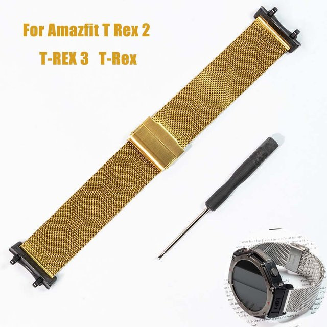 FancyWrist Uhrenarmband Edelstahl, Gold, Unisex - Bild 1