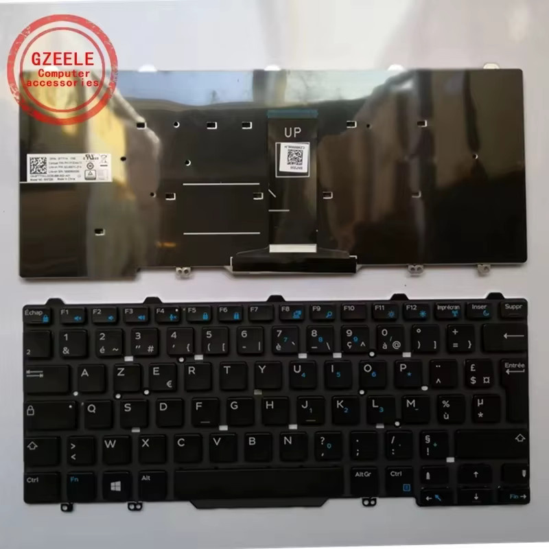 Dell Laptop-Tastatur in Schwarz für Latitude 3340 3350 5480 5488 5490 7480 7490 E3340 E5450 E5470 E7450 E7470 P72G - Bild 4