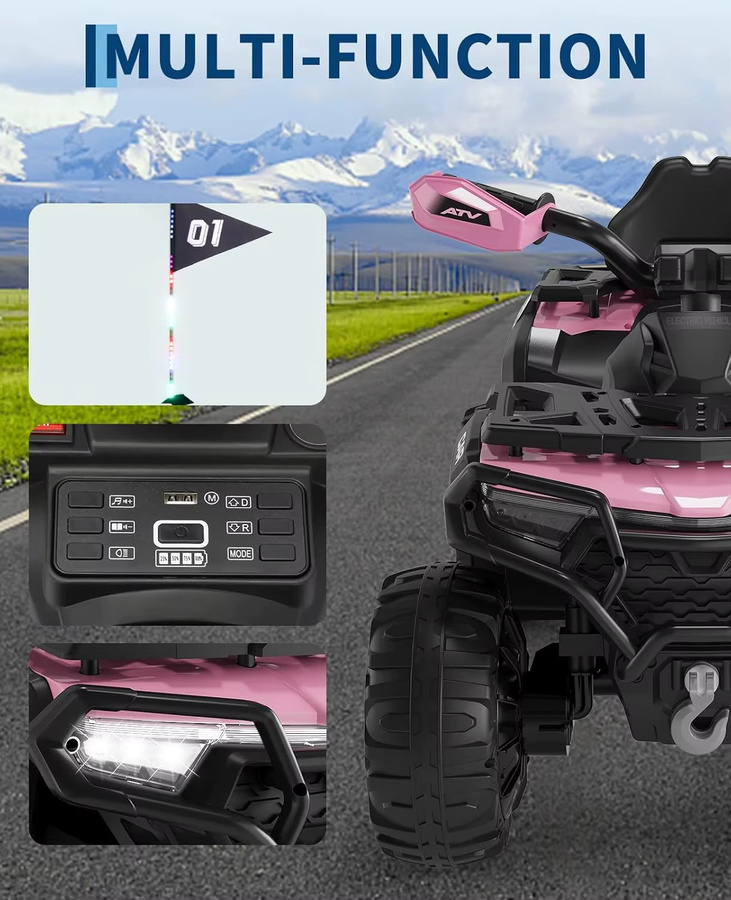 HiMISS Elektro-Truck, Aufsitzauto, mit Fernbedienung, ab 3 Jahre - Bild 4