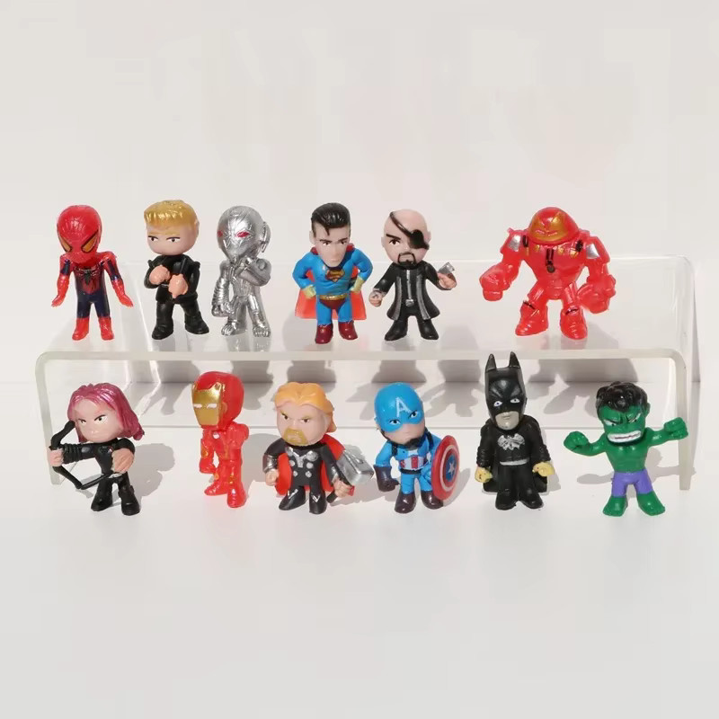 Bandai Marvel Avengers Mini-Actionfiguren-Set, Superhelden, 12-teiliges Set - Bild 2