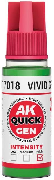 AK Interactive Quick Gen, Grün, 18 ml - Bild 1