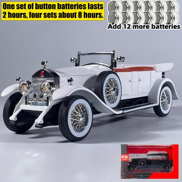 Linyi toy car Rolls Royce Phantom I 1925, Modellauto, 1:24, Metall, ab 14 Jahren - Bild 1