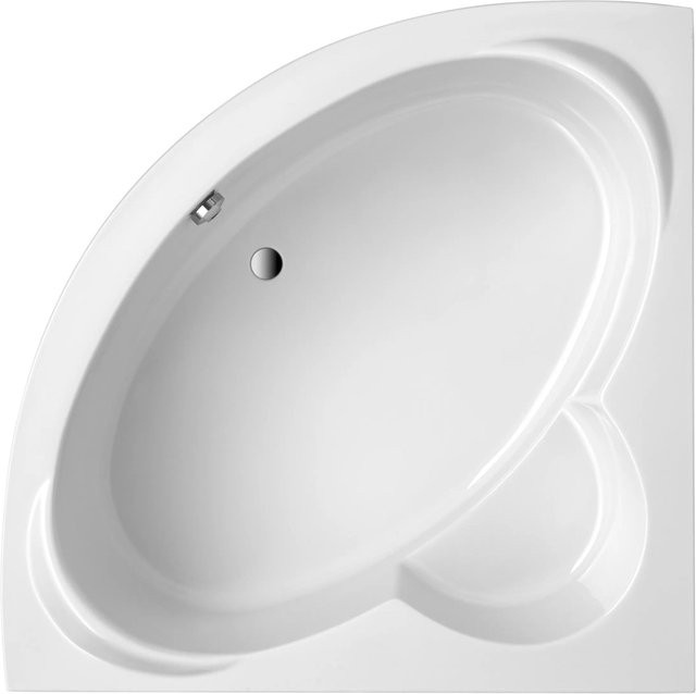OTTOFOND Eckbadewanne Sardinia in Weiß, Viertelkreis, B/T/H: 151 x 151 x 44 cm - Bild 1