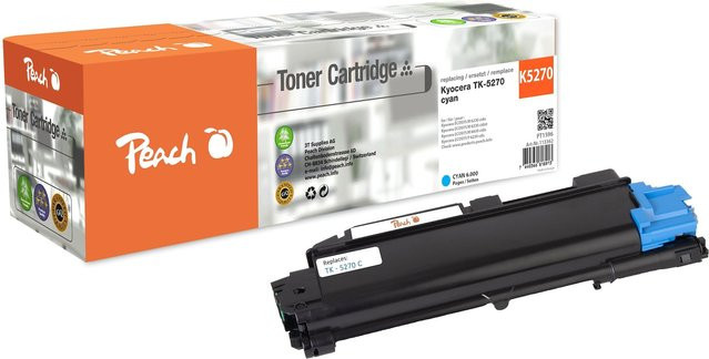Peach K5270 C Cyan Toner für Kyocera ECOSYS M 6230 cidn, M 6230 cidnt und M 6630 cidn (wiederaufbereitet) - Bild 1