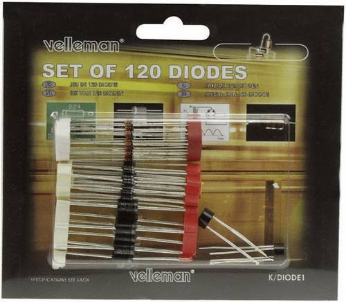 Whadda Dioden-Sortiment K/DIODE1 Set in Multicolour - Bild 1